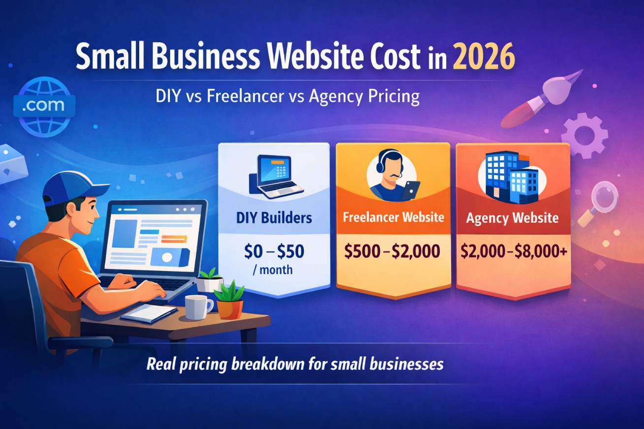 small business website cost